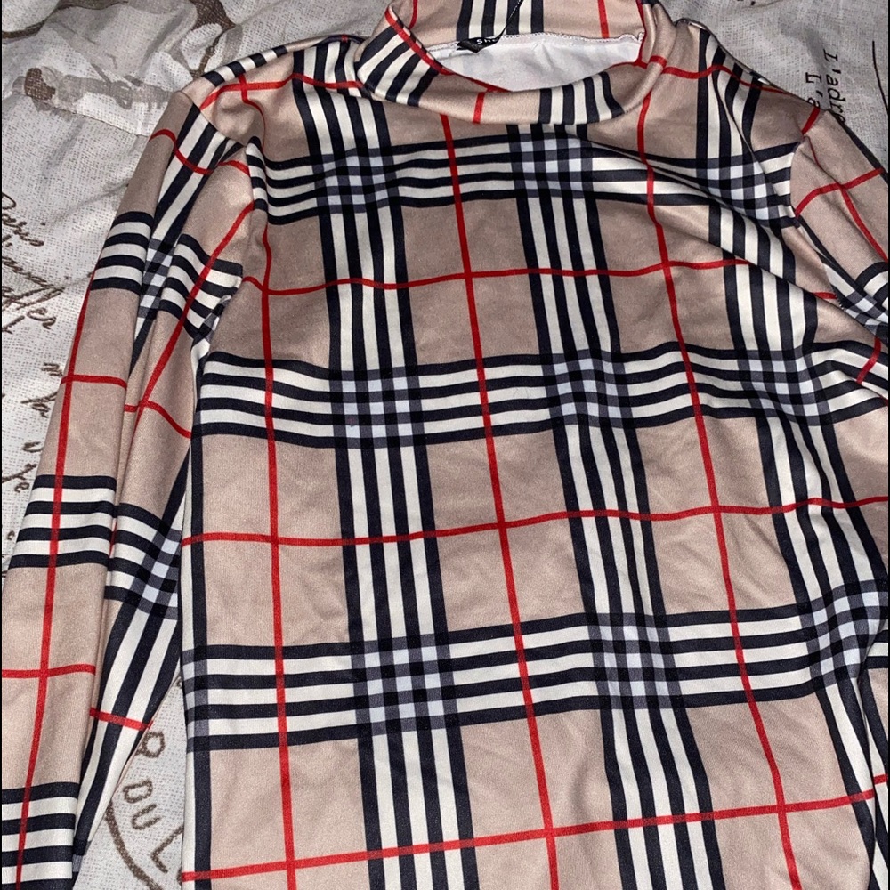 mock neck top